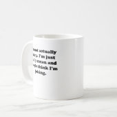 Nicht wirklich lustig kaffeetasse (Vorderseite Links)