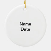 Nicht wütend, habe ich eine keramikornament (Hinten)