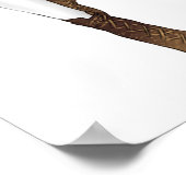 Nicht zerbrechlich wie eine Blume, zerbrechlich wi Poster (Ecke)