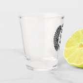 Nicht zerbrechlich wie eine Blume zerbrechlich wie Schnapsglas (Links)