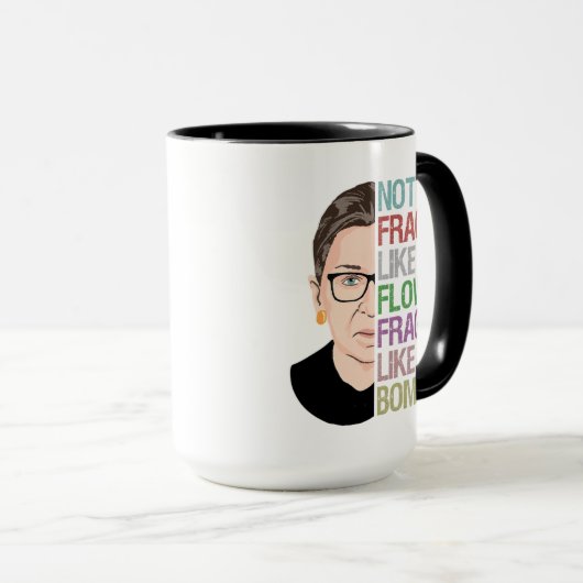 Nicht zerbrechlich wie eine Blume zerbrechlich wie Tasse (VorderseiteRechts)