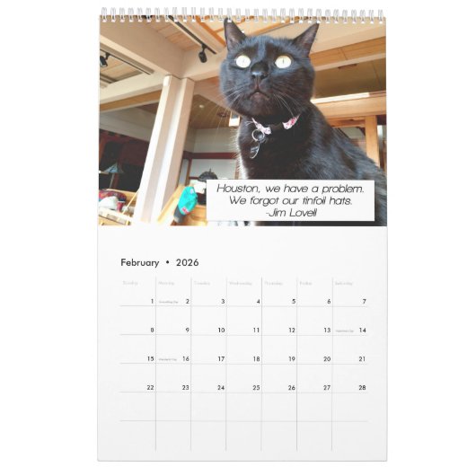 Nicht ziemlich genaues Zitat-Volumen 3 Kalender (Feb 2026)