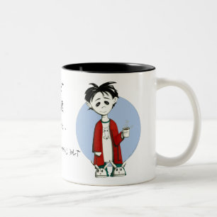 Nicht ziemlich lebendig… zweifarbige tasse