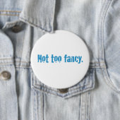 Nicht zu extravagant. button (Beispiel)