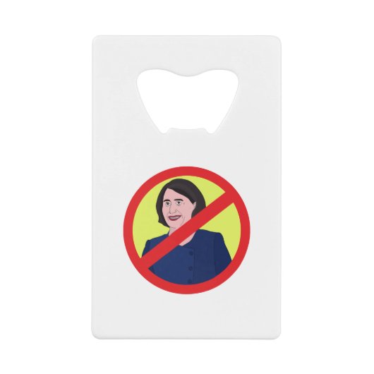 Nicht zu Gladys Geldbeutel Flaschenöffner (Vorderseite)