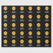 Nicht zu hell Funny Bulb Pun Dark BG Geschenkpapier (Flach)