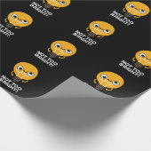 Nicht zu hell Funny Bulb Pun Dark BG Geschenkpapier (Ecke)