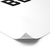 Nicht zu knabbern, aber ich habe heute völlig aus  poster (Ecke)