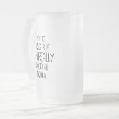 Nicht zu prahlen, aber ich bin wirklich gut in teq mattglas bierglas (Vorderseite Links)