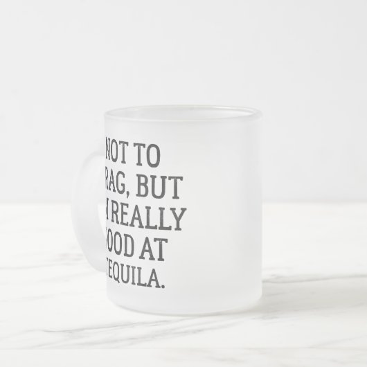 Nicht zu prahlen, aber ich bin wirklich gut in Teq Mattglastasse (Vorderseite Links)