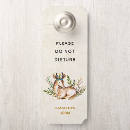 Nicht zu stören Hübsche Wasserfarben, die sich abs Türanhänger