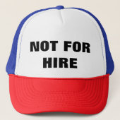 Nicht zu vermieten truckerkappe (Vorderseite)