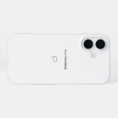 Nicht zu viel nachdenken iPhone 16 hülle (Rückseite (Horizontal))