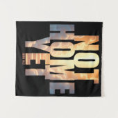 Nicht Zuhause noch Christliche Hoffnung Wandteppich (Vorderseite (Horizontal))