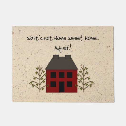 Nicht Zuhause Sweet Zuhause Door Mat Fußmatte (Vorderseite)