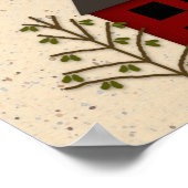 Nicht Zuhause Sweet Zuhause drucken Poster (Ecke)