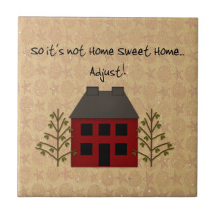 Nicht Zuhause Sweet Zuhause Tile Fliese