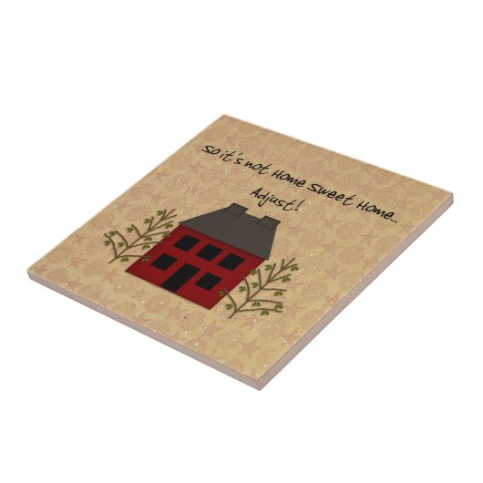 Nicht Zuhause Sweet Zuhause Tile Fliese (Seite)
