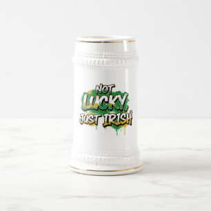 Nicht zum Glück nur Irish St. Patrick's Day Bierglas