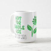 🌍 nicht zum Single | Öko Inspiriert Kaffeetasse (Vorderseite Links)