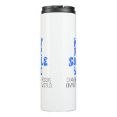 🌍 nicht zum Single | Öko Inspiriert Wasserflasche Thermosbecher (Rückseite)