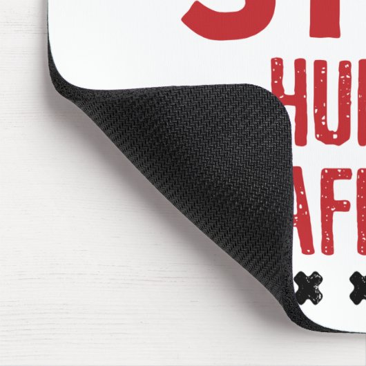 Nicht zum Verkauf, um den Menschenhandel zu stoppe Mousepad (Ecke)