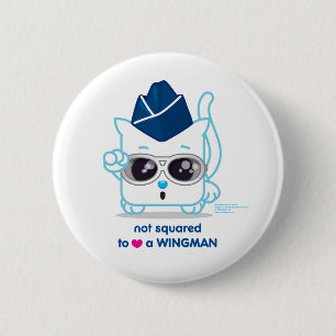 Nicht zur LIEBE einen Wingman quadriert Button