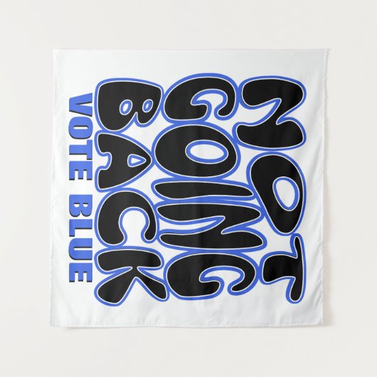 NICHT ZURÜCK WANDTEPPICH (Vorderseite (Horizontal))