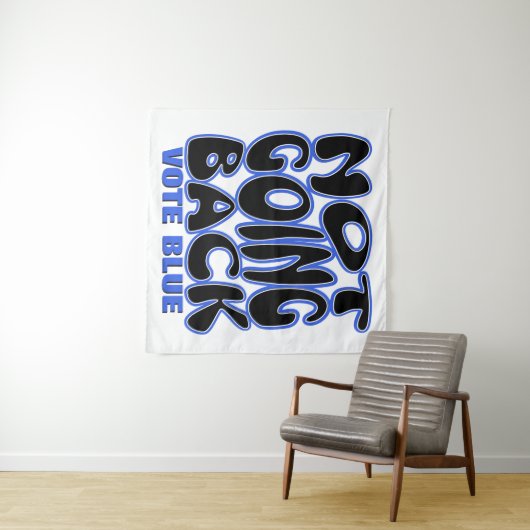 NICHT ZURÜCK WANDTEPPICH (Beispiel (Horizontal))