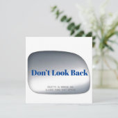 Nicht zurückblicken einladung (Stehend Vorderseite)