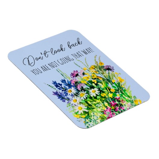 Nicht zurückblicken magnet (Rechte Seite)