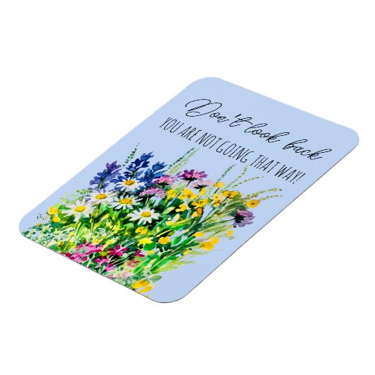 Nicht zurückblicken magnet (Linke Seite)