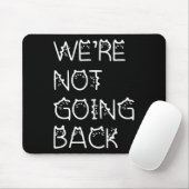 Nicht zurückgehen Kamala Harris Cat Lettering 2024 Mousepad (Mit Mouse)