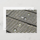 nicht zwischen den Rissen fallen Postkarte (Vorne/Hinten)