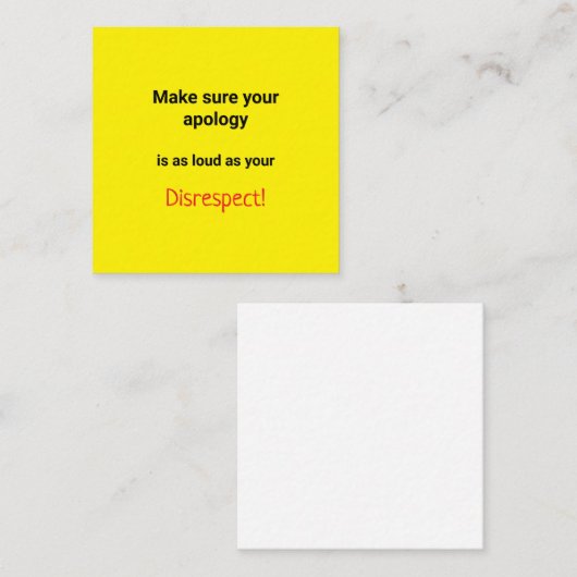 Nichtbeachtung des Aufrufs der Karte (Vorne/Hinten)