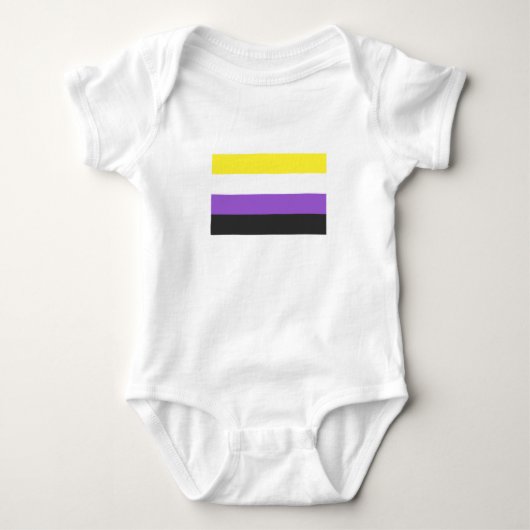 nichtbinär baby strampler (Vorderseite)