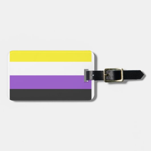 nichtbinär gepäckanhänger (Vorderseite horizontal)