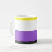 nichtbinär kaffeetasse (Vorderseite Links)