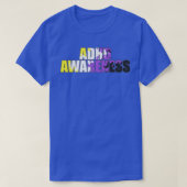 Nichtbinäre ADHD-Bewusstsein T-Shirt (Design vorne)