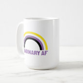 Nichtbinäre AF Kaffeetasse (Vorderseite Links)
