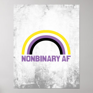 Nichtbinäre AF Poster
