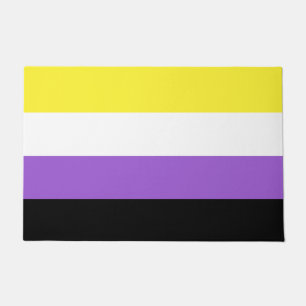 Nichtbinäre Flagge Türmatte