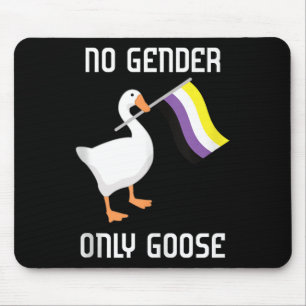 Nichtbinäre Gans Kein Geschlecht Stolz Flagge Lgbt Mousepad