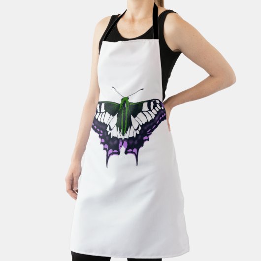 Nichtbinäre Genderqueer Pride Frack Butterfly Schürze (InSitu)