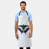 Nichtbinäre Genderqueer Pride Frack Butterfly Schürze (Getragen)