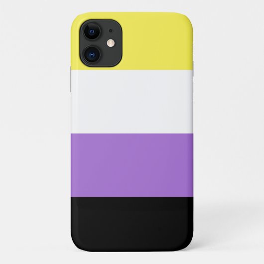 Nichtbinäre Pride-Flagge Case-Mate iPhone Hülle (Rückseite)