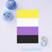 Nichtbinäre Pride-Flagge Flyer (Einzeln)