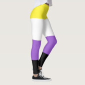 Nichtbinäre Pride-Flagge Leggings (Rechts)