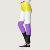 Nichtbinäre Pride-Flagge Leggings (Links)