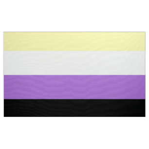 Nichtbinäre Pride-Flagge Stoff